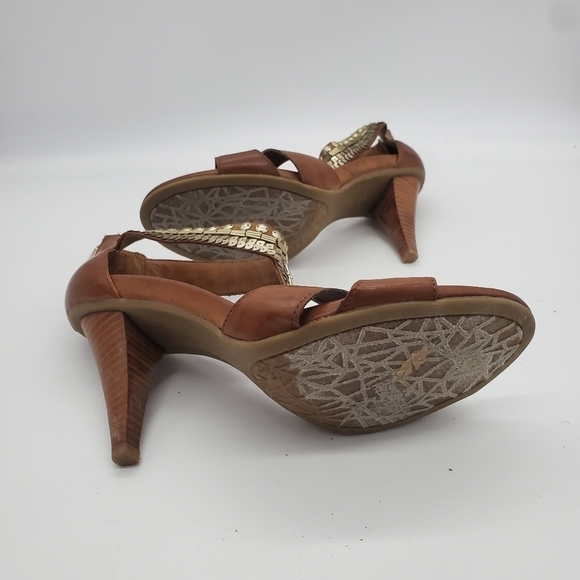 Kenneth Cole Reaction Knowingly Heels Women's 8.5M Shoes Brown - Picture 12 of 16